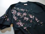 画像3: 花旅楽団  桜柄 刺繍 Tシャツ (3)