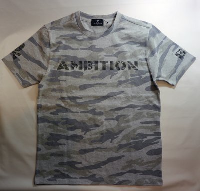 画像2: Be Ambition　スカル柄 ラインストーン カモフラージュ柄半袖Tシャツ