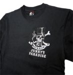 画像4: Junky's Paradise   ギャンブルスカル柄 総刺繍　7分袖Tシャツ (4)