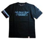 画像2: カミナリ [  Cafe Racer Style ]半袖Tシャツ  (2)
