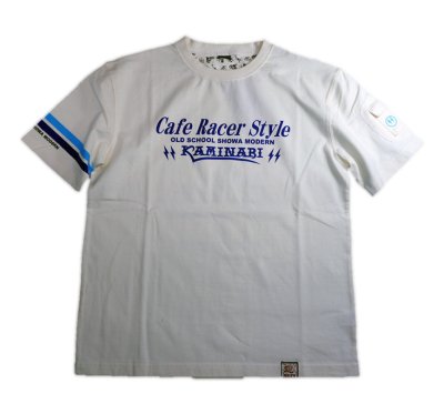 画像2: カミナリ [  Cafe Racer Style ]半袖Tシャツ 