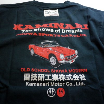画像2: カミナリ KAMINARI [ THE SHOWA OF DREAMS ] KMLT-100 ロングスリーブTシャツ