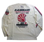 画像1: カミナリ KAMINARI [ THE SHOWA TASTE HELMET] KMLT-106 ロングスリーブTシャツ (1)