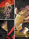 画像3: さとり satori 桜跳ね鯉柄刺繍 リバーシブルスカジャン  (3)