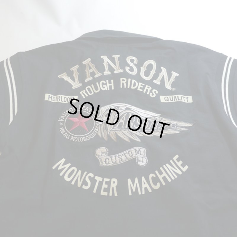 画像13: VANSON フライングスター 刺繍 半袖ポロ (13)