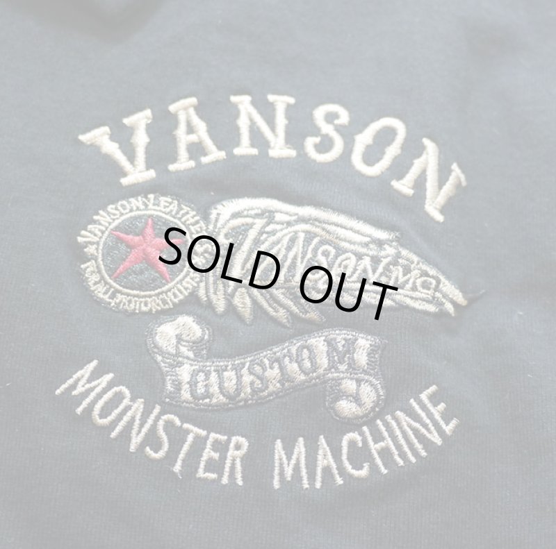 画像11: VANSON フライングスター 刺繍 半袖ポロ (11)