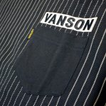 画像6: VANSON ワンスター 刺繍 WABASHプリント Tシャツ (6)