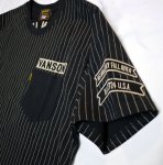 画像5: VANSON ワンスター 刺繍 WABASHプリント Tシャツ (5)