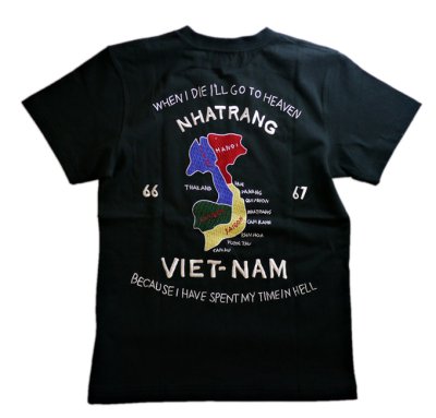 画像2: HOUSTON   ベトナム 刺繍 スカTシャツ 