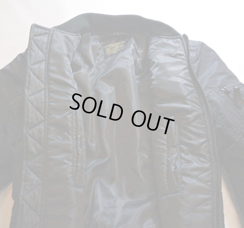 画像9: HOUSTON  刺繍   MA-1 FLIGHT  JACKET 50431 ブラック (9)