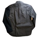 画像2: 衣櫻  矢絣切換え 長袖シャツ ブラック (2)