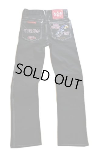 VANSON (バンソン) × クローズWORST コラボ カットデニム ZIPシャツ