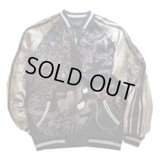 花旅楽団 [ 渦龍 ] 刺繍 リバーシブルスカジャン