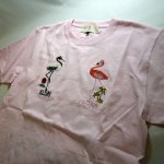 画像4: 喜人 KIJIN  [ 鶴ミンゴ ]  刺繍 プリント Tシャツ (4)