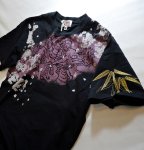画像4: 華鳥風月　虎  刺繍  Tシャツ  (4)