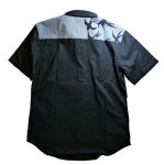 画像2: 喜人 KIJIN  ツバメさん切替えシャツ   (2)