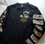 画像4: VANSON / LOONEY TUNESコラボ  BAD BUNNY Racing 刺繍 長袖Tシャツ LTV-802  (4)