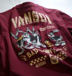 画像12: VANSON / LOONEY TUNESコラボ  BAD BUNNY Racing 刺繍 長袖Tシャツ LTV-802  (12)