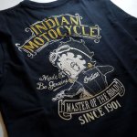 画像10: indian motocycle/betty boop コラボ 刺繍 ロンT  BBI-801 (10)