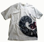 画像2: 喜人 KIJIN  [ 神輿の蕨手 ] プリント Tシャツ  別注カラー (2)