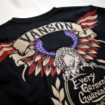 画像5: VANSON  アメリカンイーグル刺繍 半袖Tシャツ ボーダー (5)
