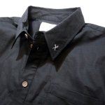 画像4: 喜人 KIJIN  袖ツギハギシャツ（七分袖） ブラック (4)