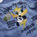 画像5:  Pandiesta Japan  [ 飛翔熊猫 flying pandiesta ] デニムシャツ（ユーズド加工） (5)