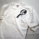 画像4: 華鳥風月　[ 月輪熊  ]刺繍  プリント Tシャツ  ホワイト (4)
