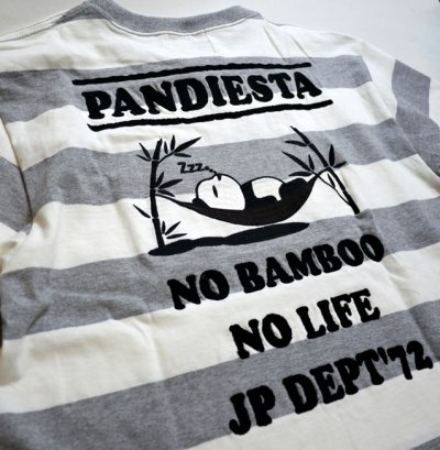画像2: Pandiesta Japan   ボーダーTシャツ  ポケット付き