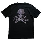 画像1: Be Ambition  スカル ラインストーン  Tシャツ (1)