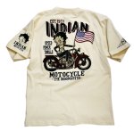 画像7: indian motocycle / betty boop プリント 刺繍 Tシャツ BBI-817 (7)