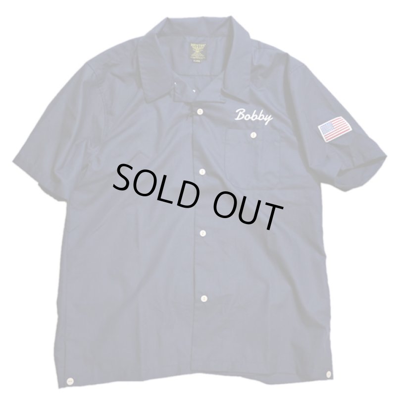 画像2: HOUSTON   BOWLING SHIRTS ( FLYING TIGERS )  ネイビー (2)