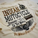 画像12: indian motocycle プリント 刺繍 Tシャツ  IMST-806 (12)