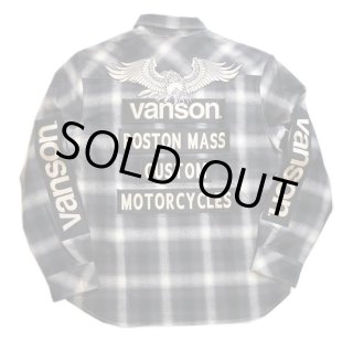 VANSON (バンソン） ワンスター 別珍×レーヨンサテン