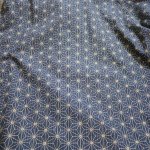 画像4: 衣桜  刺し子風プリント切替  ラグランスリーブ シャツ SA-1237 (日本製）紺 (4)