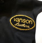 画像4:  VANSON (バンソン）  ボンディング スタジャン NVSZ-803 ブラック／オフホワイト (4)