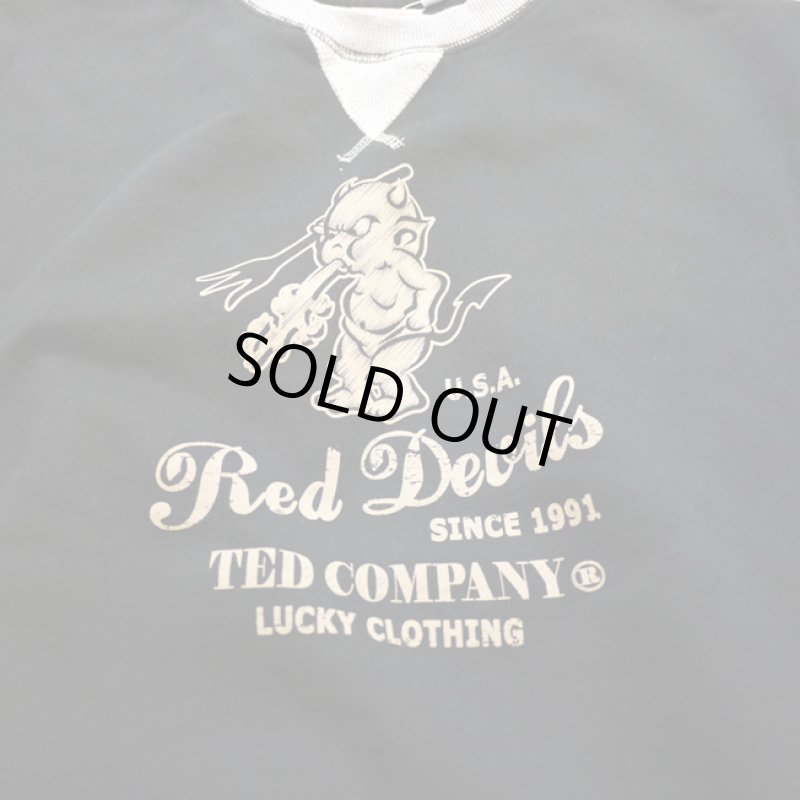 画像3: TEDMAN（テッドマン） 裏起毛 スウェット [RED DEVILS] TDSW-1150  (3)