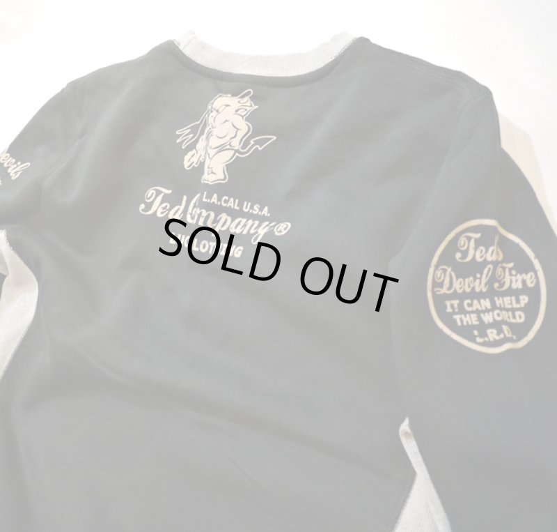 画像5: TEDMAN（テッドマン） 裏起毛 スウェット [RED DEVILS] TDSW-1150  (5)