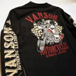 画像5:  VANSON (バンソン）TOM & JERRYコラボ  刺繍 長袖Tシャツ TJV-902 (5)