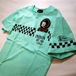画像6: indian motocycle / betty boop プリント 刺繍 ポケット付きTシャツ BBI-914 (6)