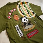 画像4: Pandiesta Japan  [ 熊笹亭 熊猫]  刺繍 Tシャツ   (4)