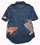 画像8: 喜人 KIJIN  金魚と出目金のカットシャツ KJ-91404 (8)
