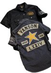 画像1: vanson (バンソン） ツイル ワークシャツ NVSS-902 (1)