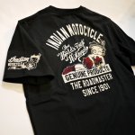 画像11: indian motocycle / betty boop プリント 刺繍 Tシャツ BBI-909 (11)