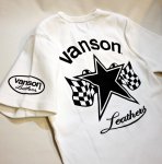 画像4: vanson (バンソン） フライスTシャツ ワッペン 刺繍  NVST-909 (4)