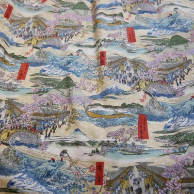 画像1: 衣桜   衣桜  コットンレギュラーシャツ「江戸百景」 SA-1288(日本製）