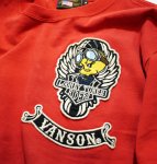 画像13: [ VANSON (バンソン）] LOONY TUNESコラボ トゥイーティー 刺繍 Tシャツ LTV-913 (13)