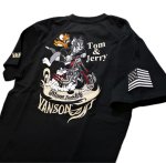 画像3: [ VANSON (バンソン）] トムとジェリー コラボ 刺繍 Tシャツ TJV-911 (3)