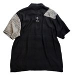 画像3: 喜人 KIJIN  ナイロンレーヨン パッチワークシャツ  KJ-91406 (3)