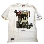 画像6: Pandiesta Japan （パンディエスタ) 連獅子 Tシャツ プリント 刺繍  529243 (6)